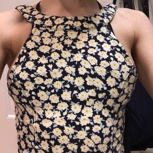 Kimchi Blue Urban Outfitters flower crop top